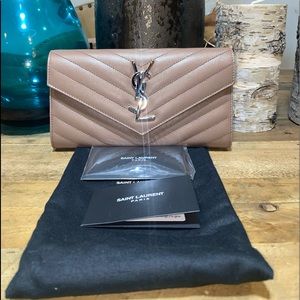 Saint Laurent Large Monogram Wallet